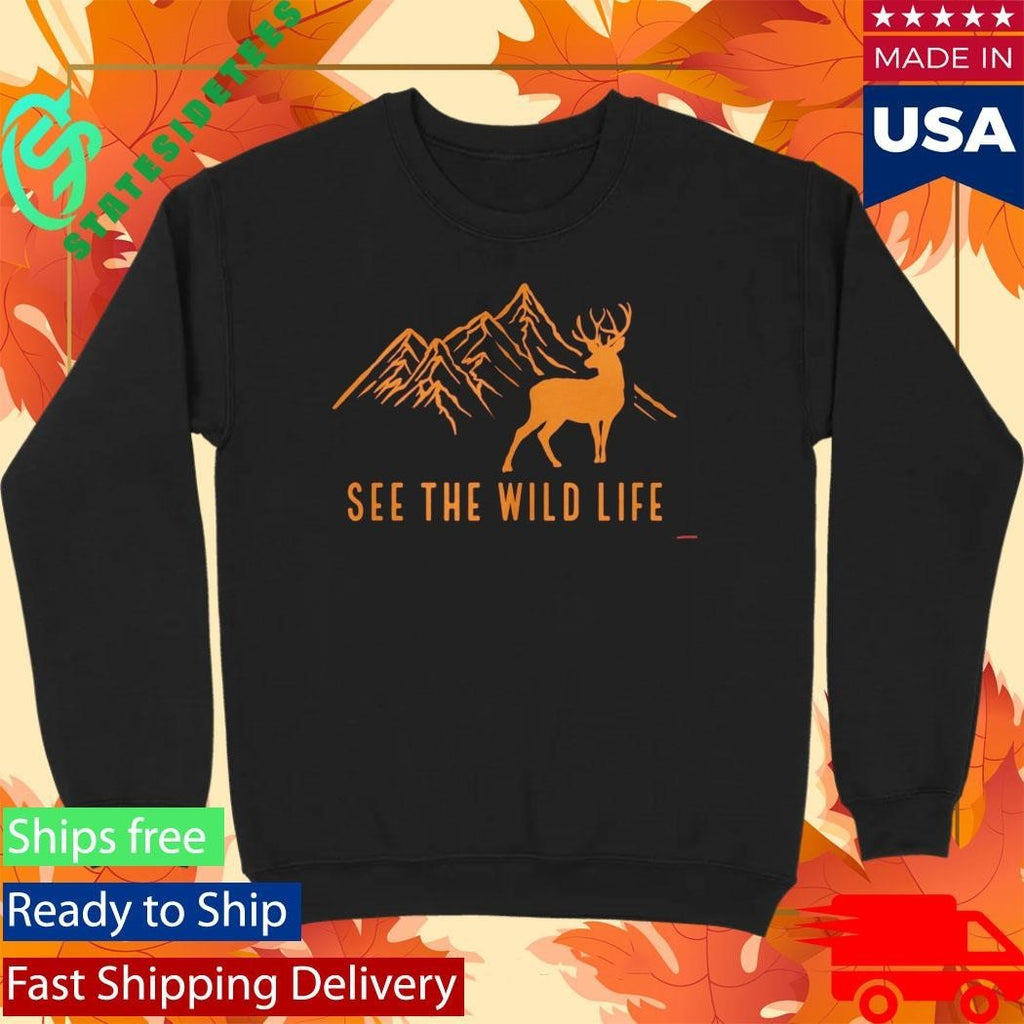 See The Wild Life Moose Adventure Adult Shirt