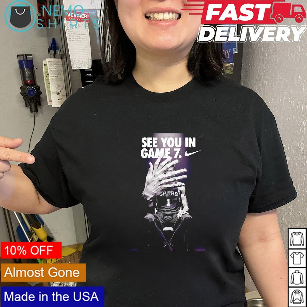 See you in game 7 Victor Wemby San Antonio Spurs shirt