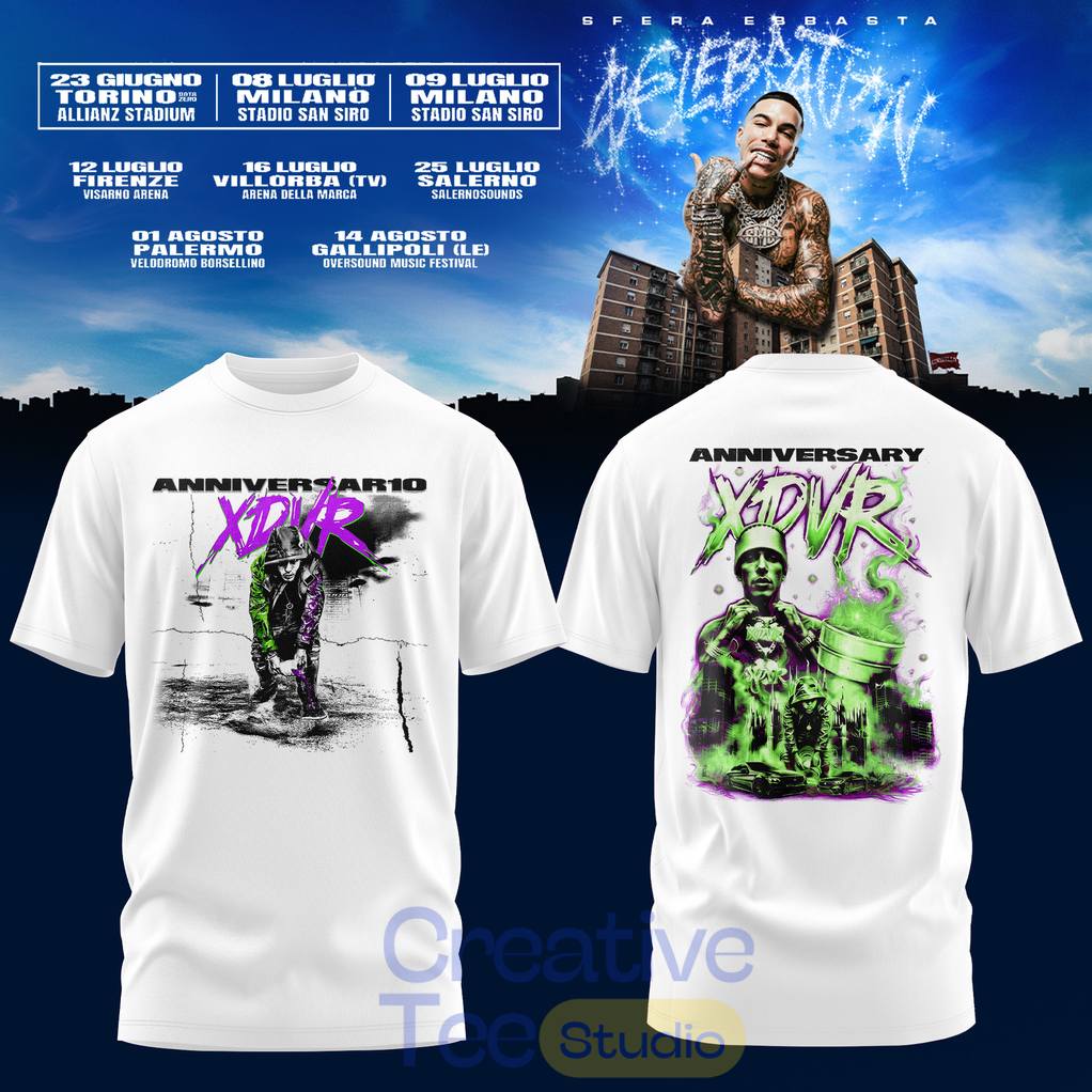 Sfera Ebbasta LEBRATION Tour Special T-Shirt
