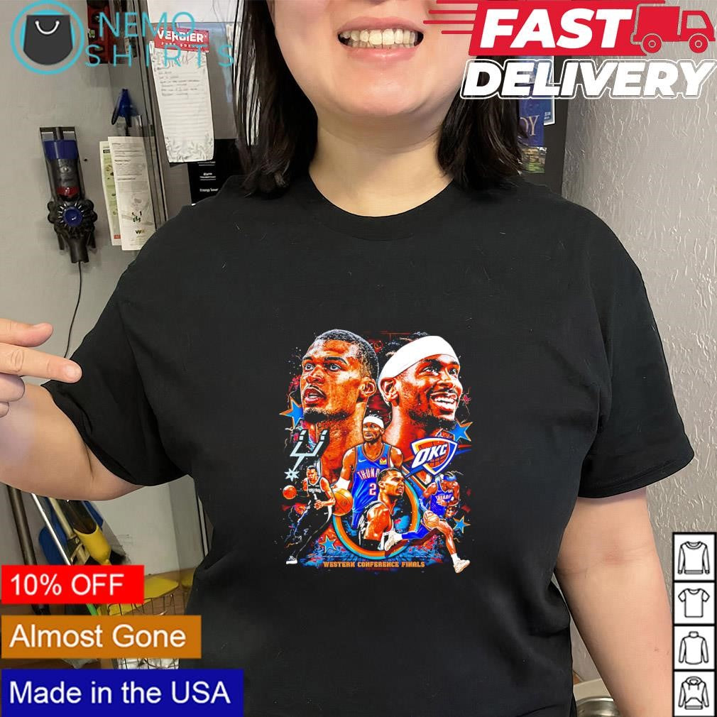 Shai vs Wemby matchup 2026 Western Conference Finals shirt