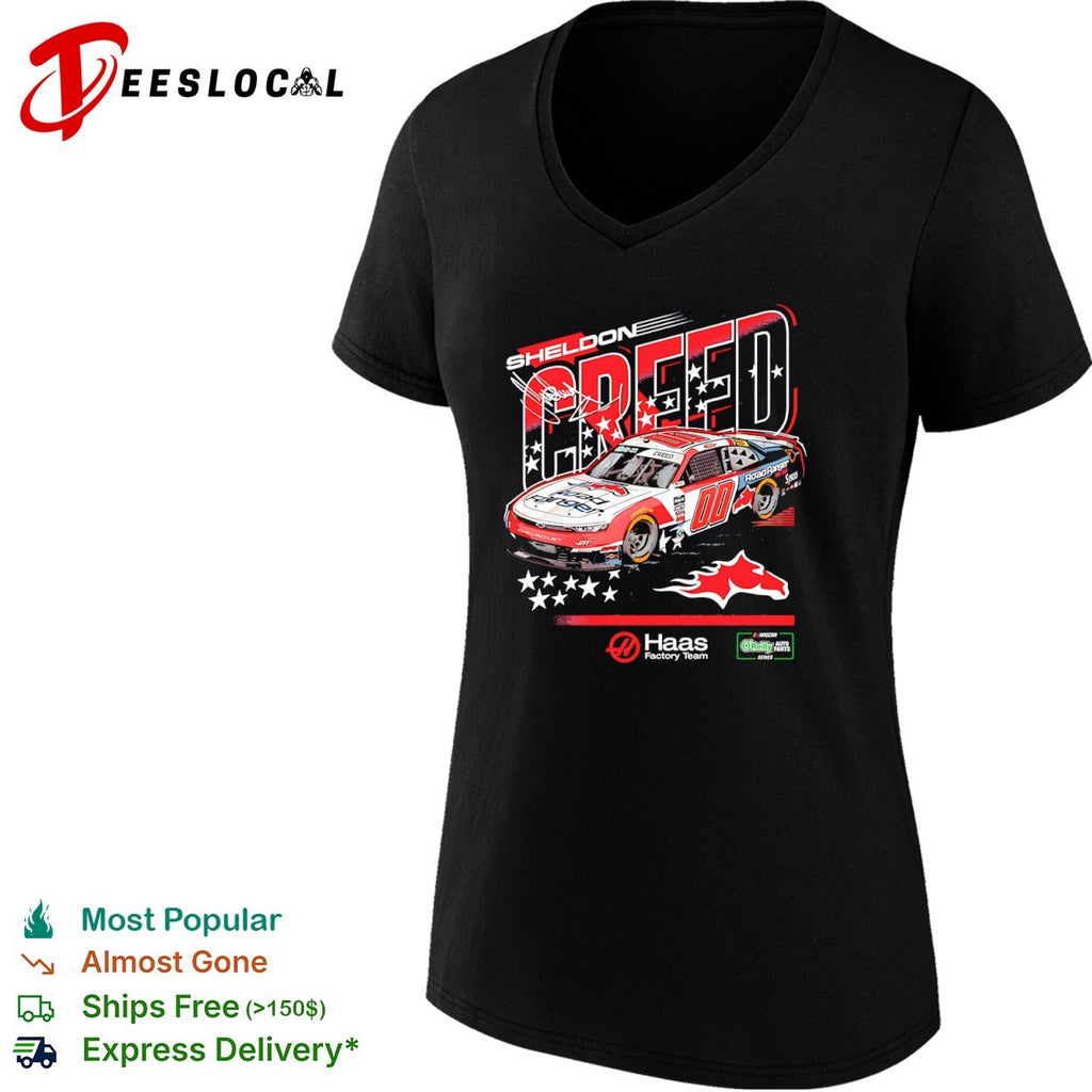 Sheldon Creed Haas Factory Team race car 00 Road Ranger NASCAR OReilly Auto Parts Series shirt