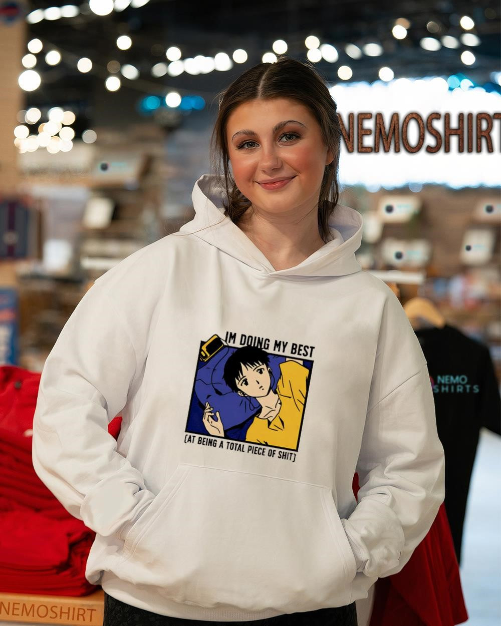 Shinji Ikari Im doing my best at being a total piece of shit shirt