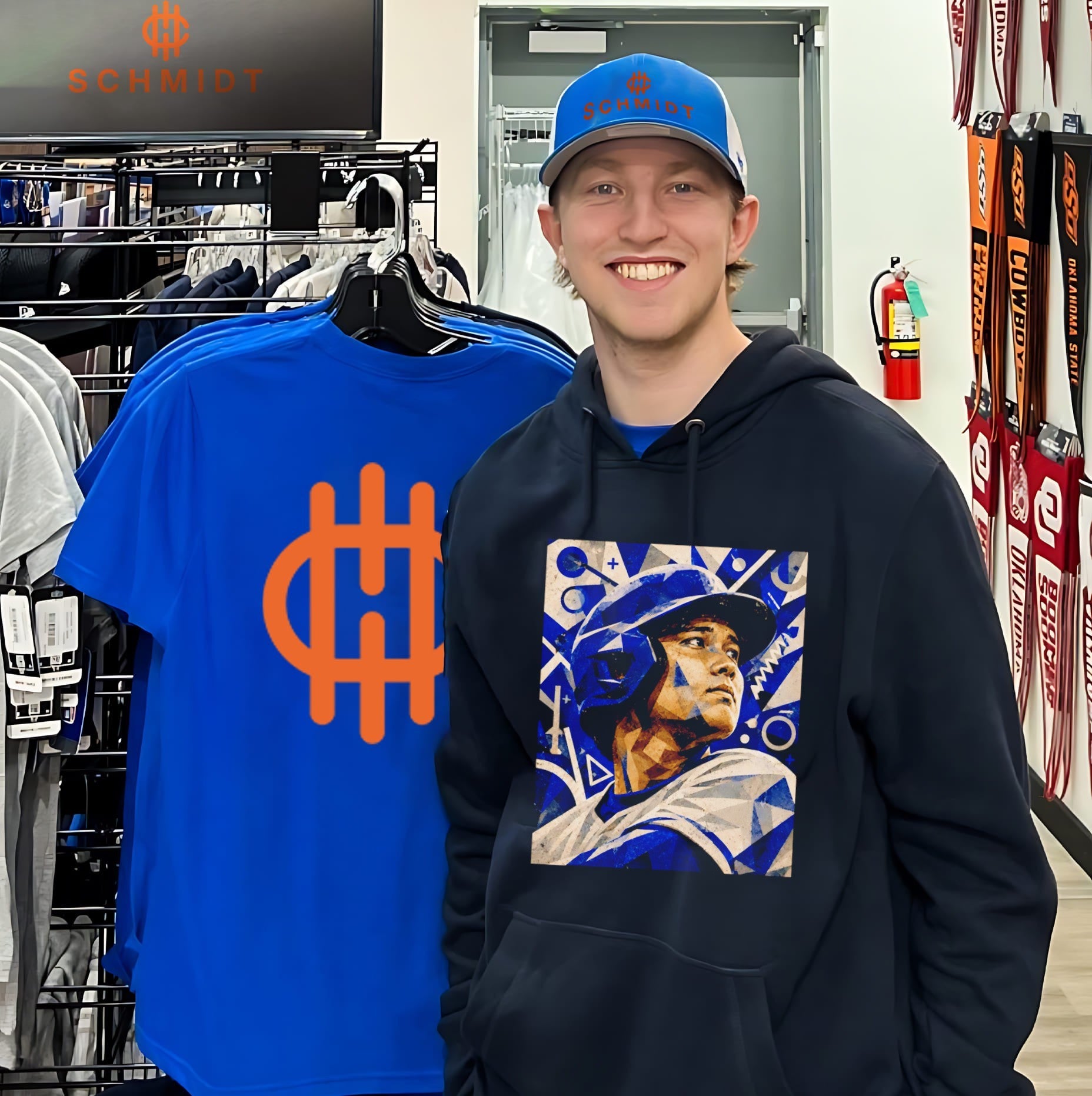 Shohei Ohtani Los Angeles Dodgers Geometric Portrait shirt