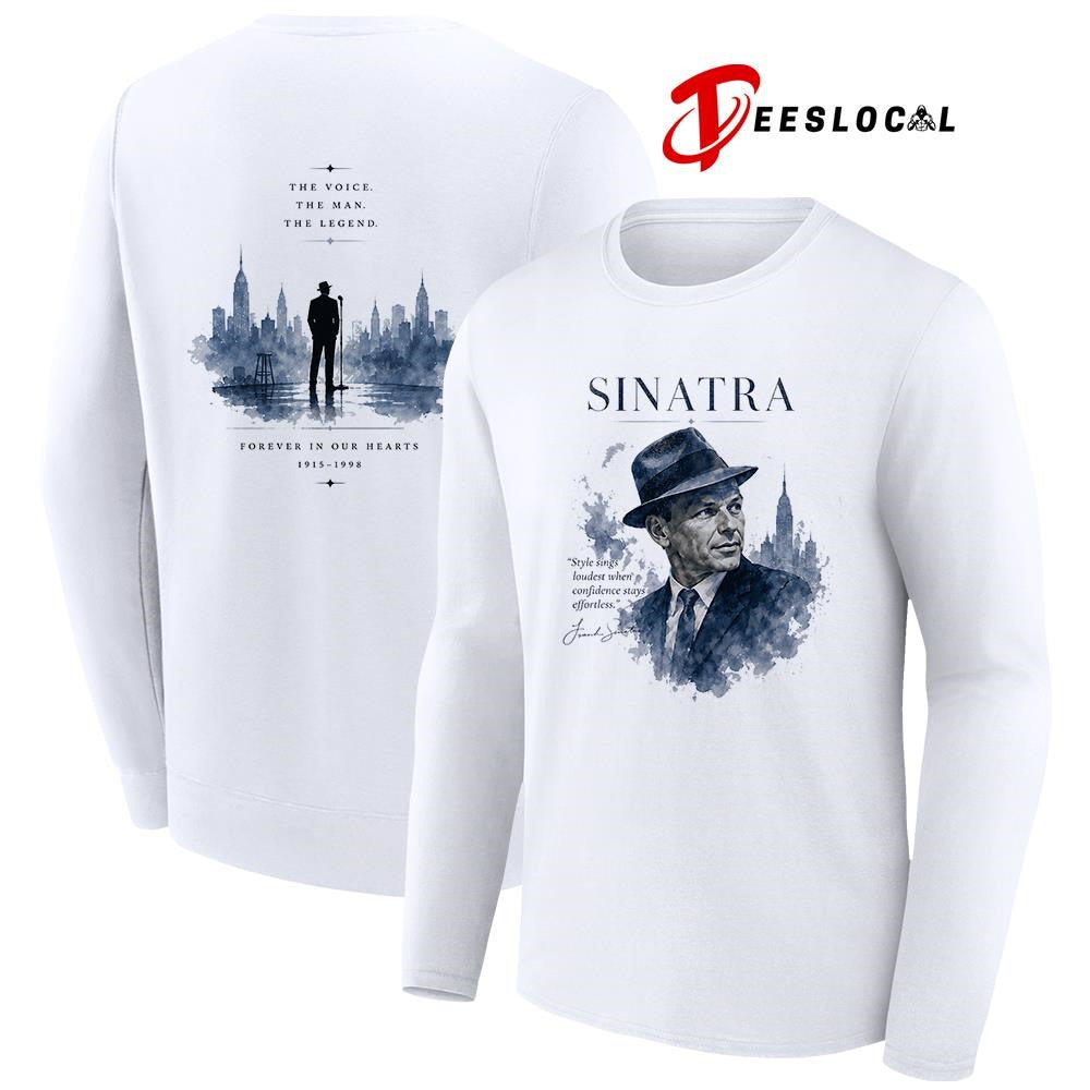 Sinatra style sings loudest when confidence stays effortless signature shirt