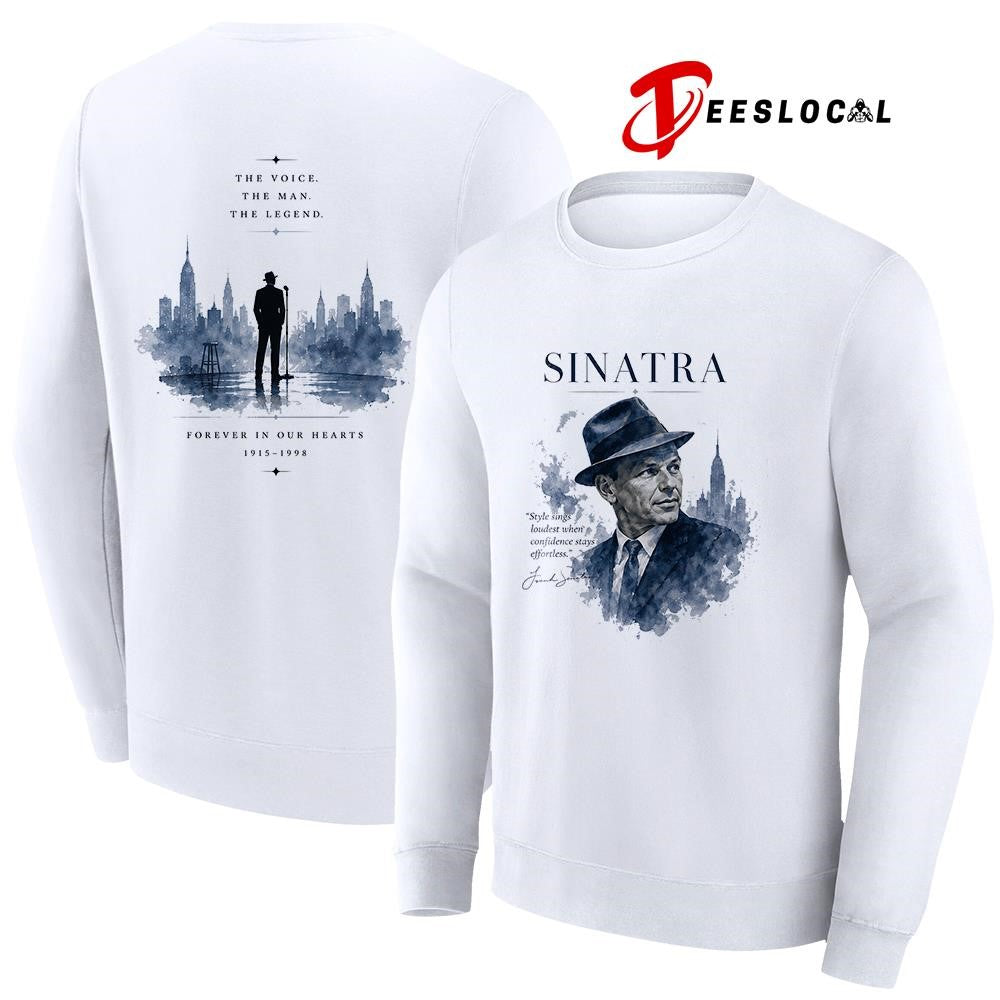 Sinatra style sings loudest when confidence stays effortless signature shirt