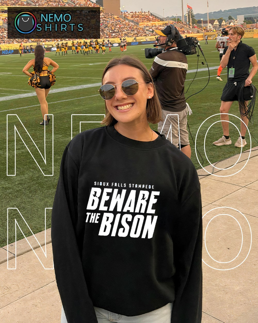 Sioux Falls Stampede 2026 Clark Cup Final Beware the Bison shirt