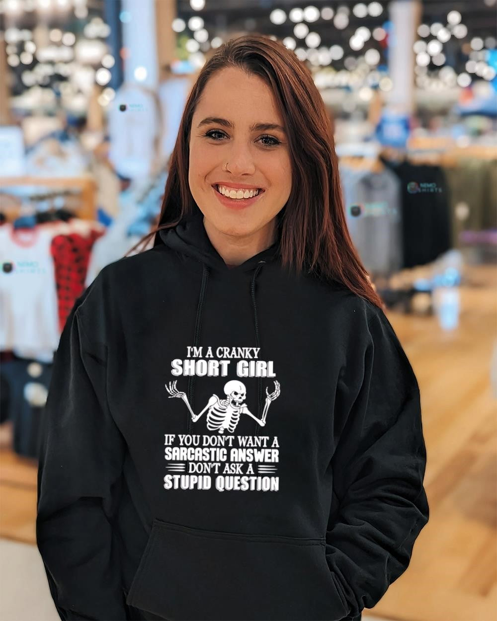 Skeleton if you don’t want a sarcastic answer don’t ask a stupid question shirt