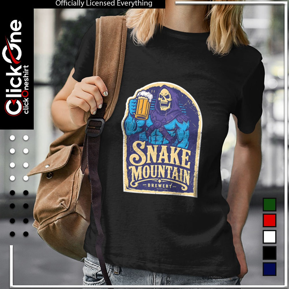 Skeletor Masters Of The Universe Snake Mountain Brewery Blue Skeleton Holding Beer Mug shirt