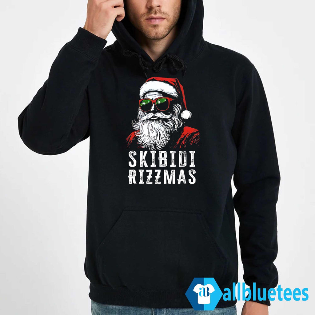 Skibidi Rizzmas Christmas Rizz Santa Claus Shirt