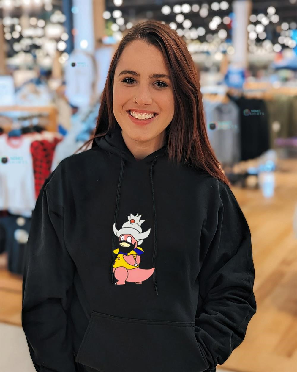 Slowking James basketball graphic shirt