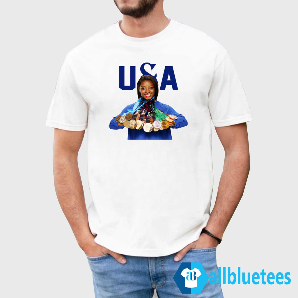 Snoop Dogg x Simone Biles Paris Olympics 2024 Medal Shirt