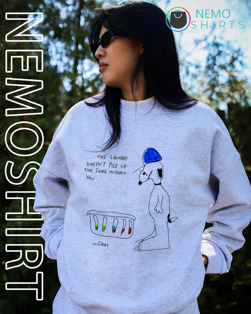 Snoopy the laundry doesn’t pile up the same without you shirt