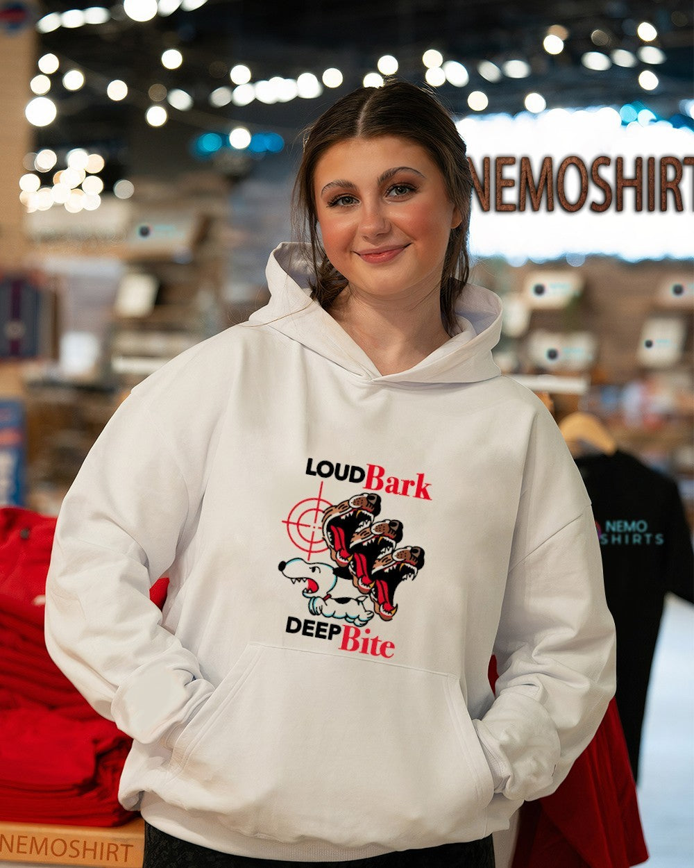 Snoopy wolfpack loudbark deep bite shirt