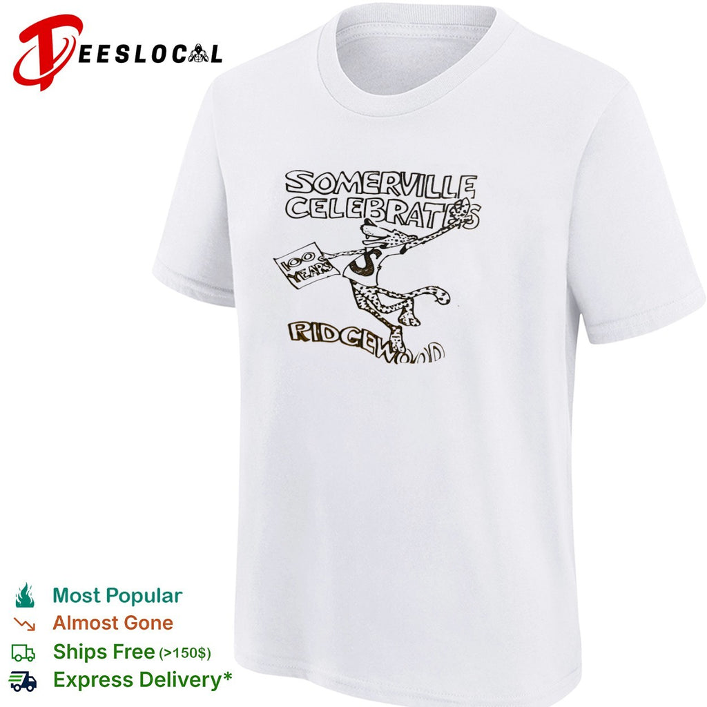 Somerville Ridgewood celebrates 100 years leopard shirt