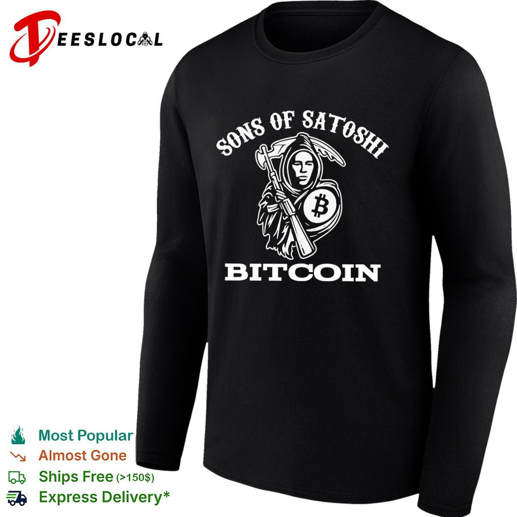 Sons of Satoshi Bitcoin Grim Reaper Crypto shirt