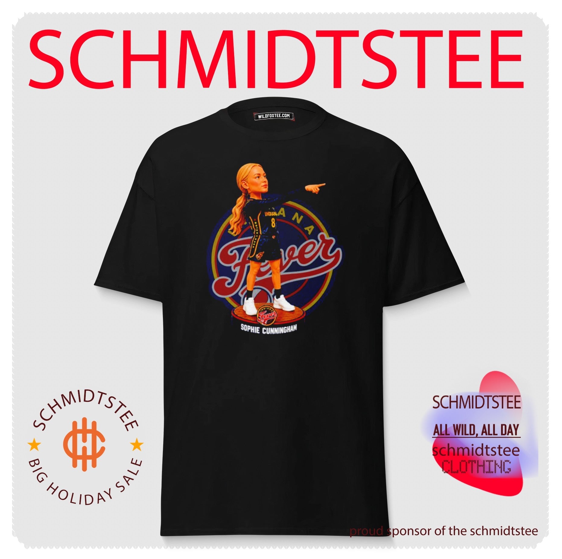 Sophie Cunningham Indiana Fever Bobblehead shirt