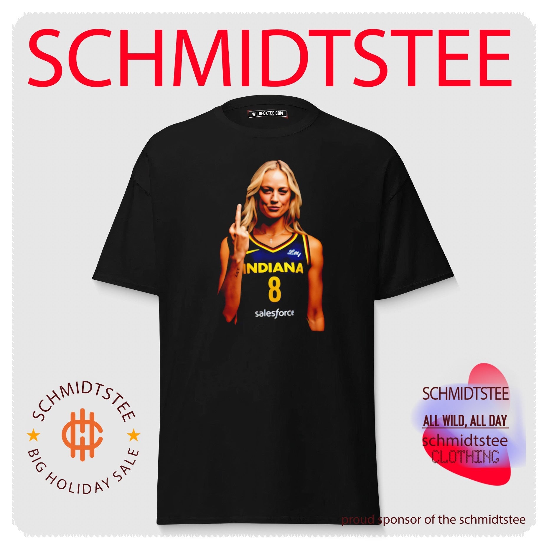 Sophie Cunningham Indiana Fever Middle Finger shirt