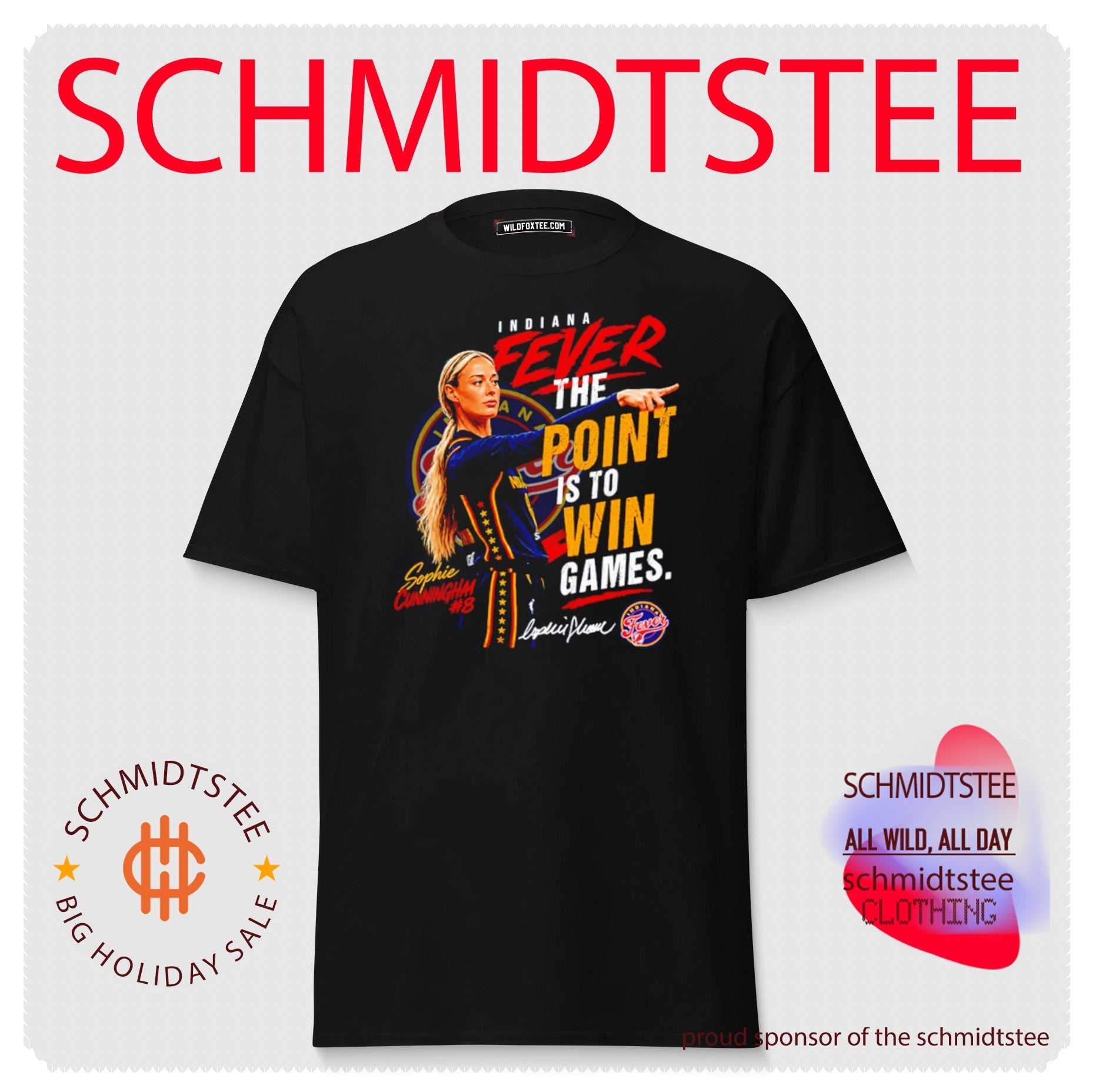 Sophie Cunningham Indiana Fever The Point Is to Win Games shirt
