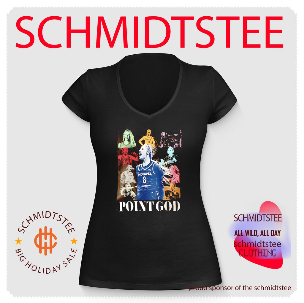Sophie Cunningham Indiana Fever no 8 Point God WNBA shirt