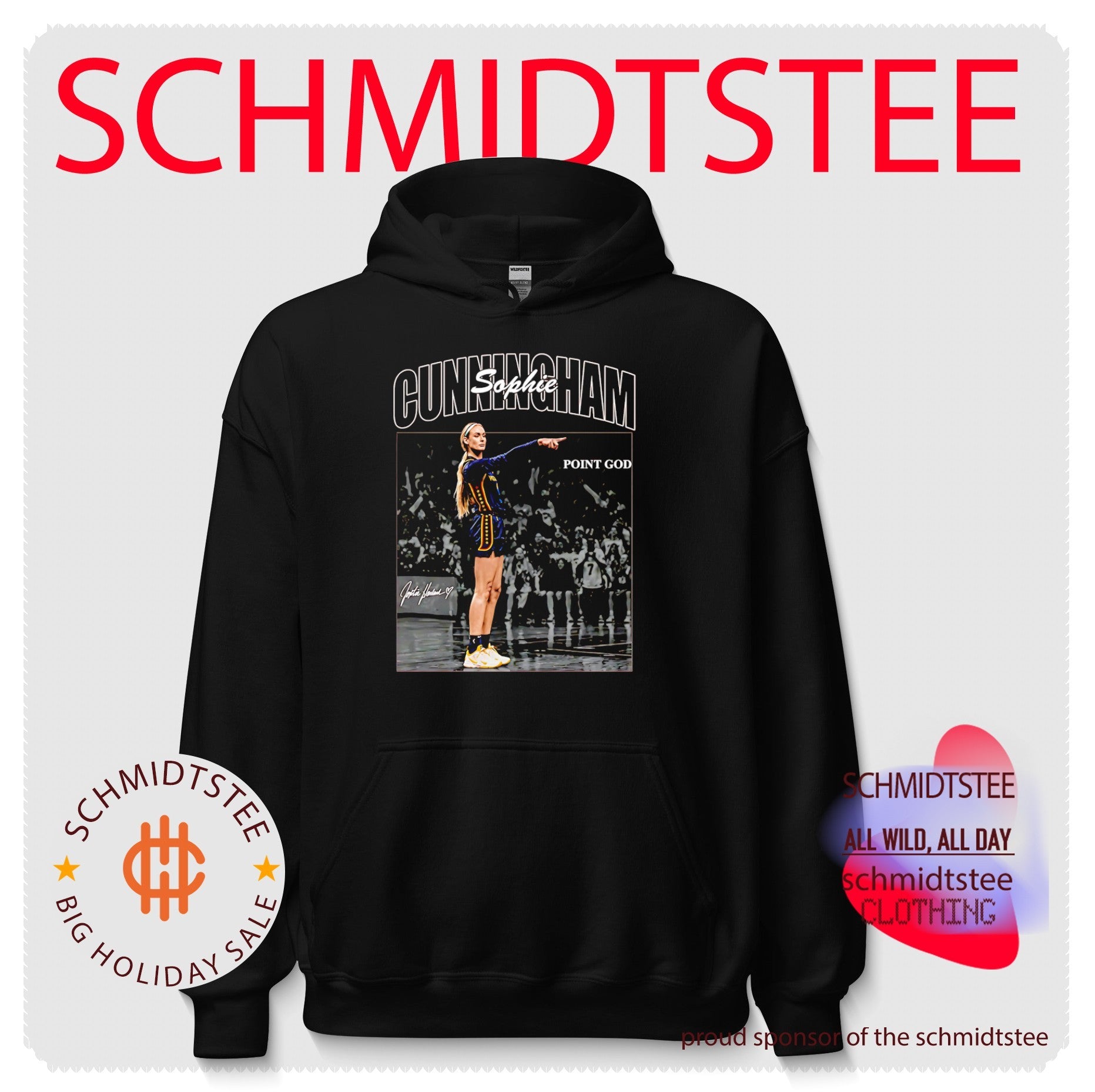 Sophie Cunningham Point God Indiana Fever WNBA Fan Shirt