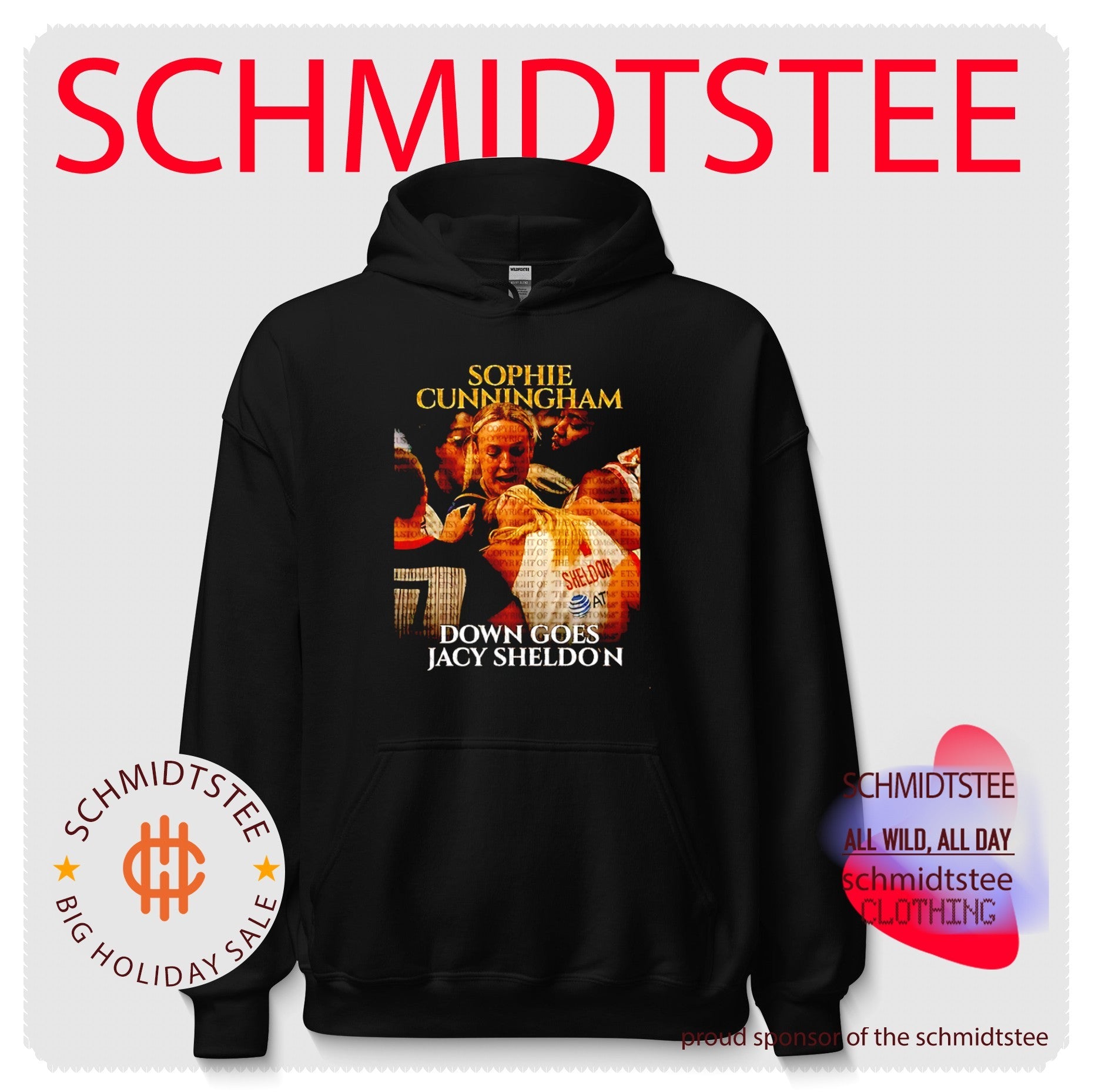 Sophie Cunningham and Jacy Sheldon Indiana Fever Down Goes Jacy Sheldon shirt