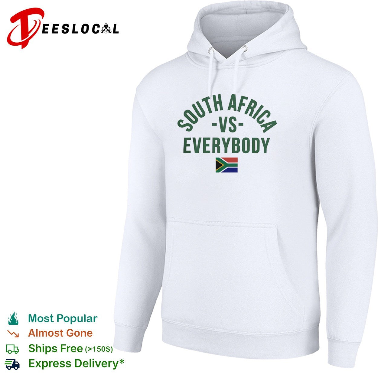 South Africa vs Everybody Flag South African shirt