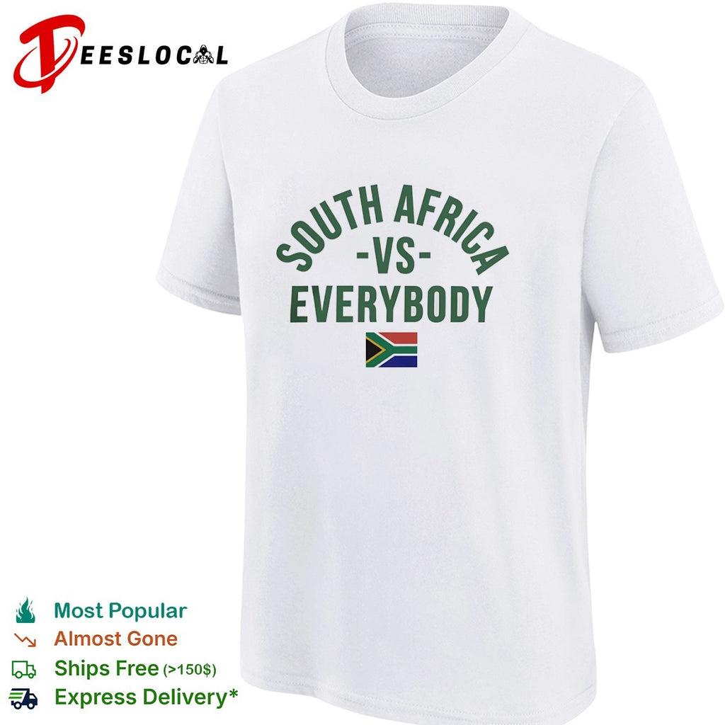 South Africa vs Everybody Flag South African shirt