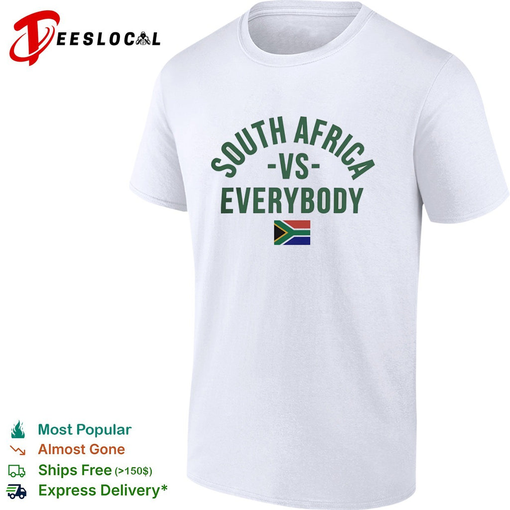 South Africa vs Everybody Flag South African shirt
