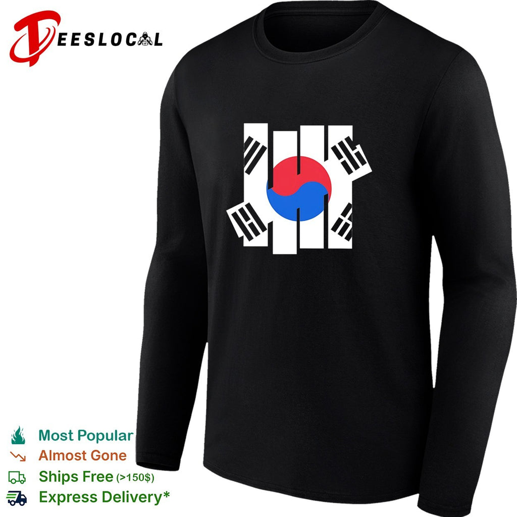 South Korea x flag Undefeated logo shirt