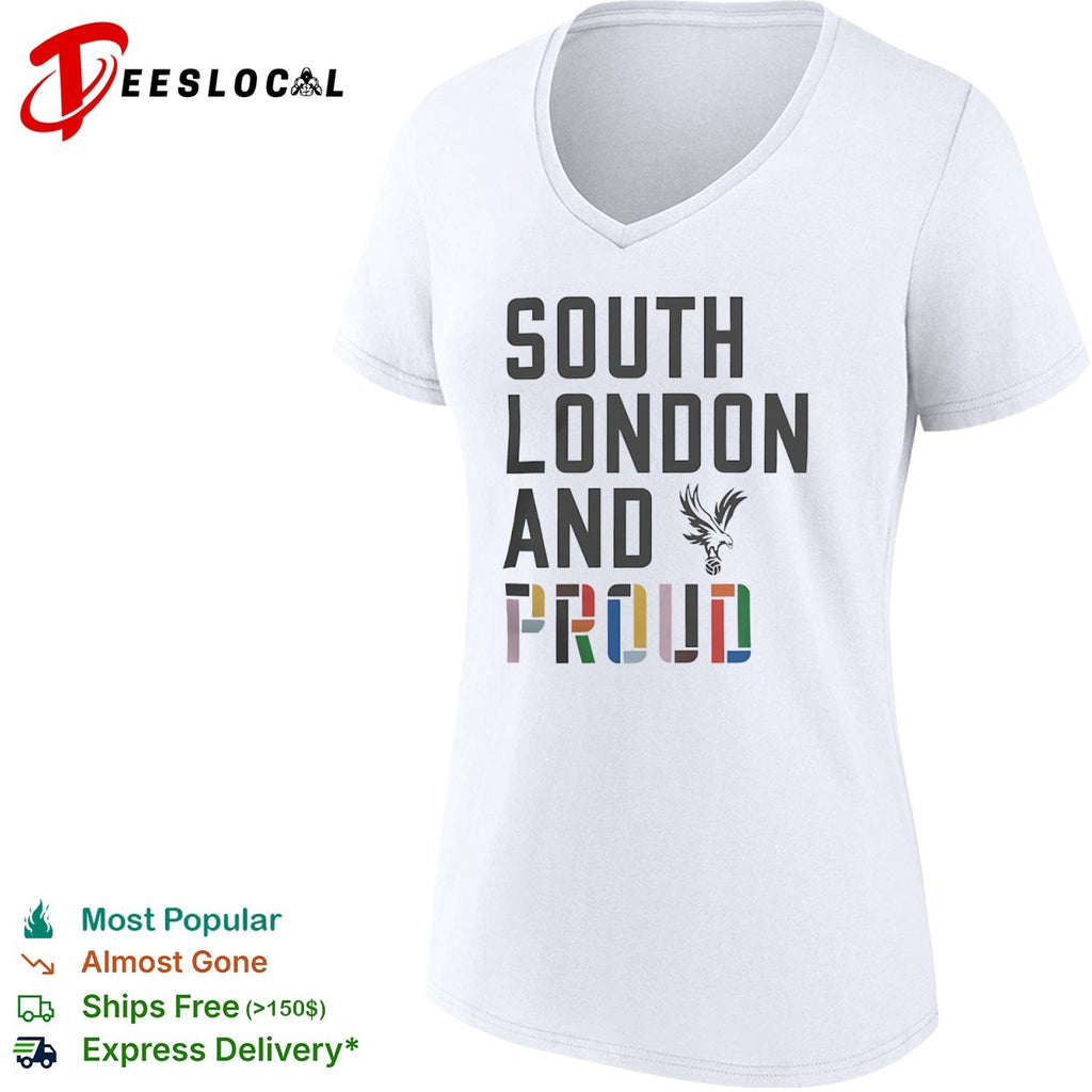 South London and Proud Crystal Palace FC Soccer Eagle shirt