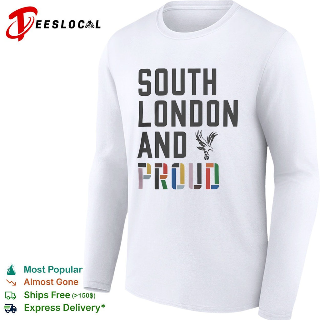 South London and Proud Crystal Palace FC Soccer Eagle shirt