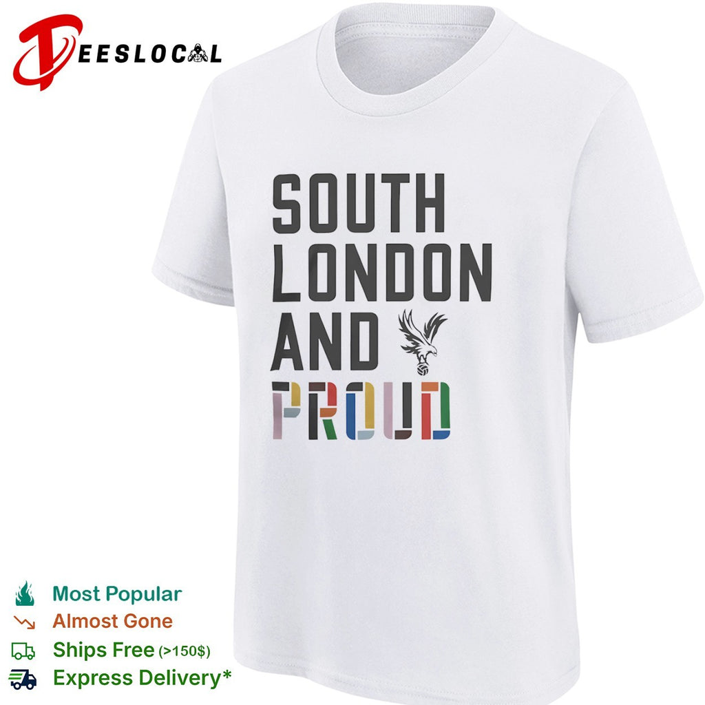 South London and Proud Crystal Palace FC Soccer Eagle shirt