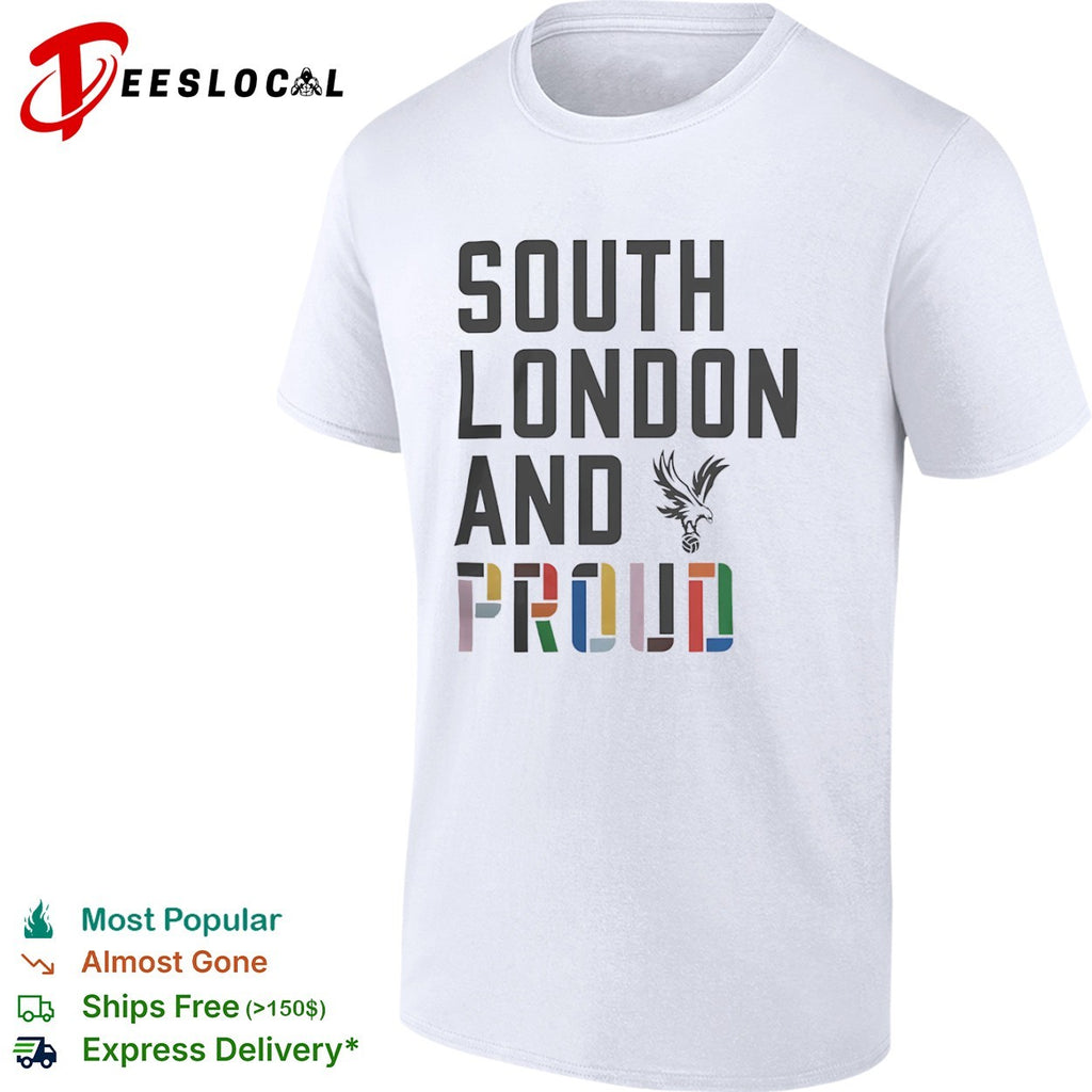 South London and Proud Crystal Palace FC Soccer Eagle shirt