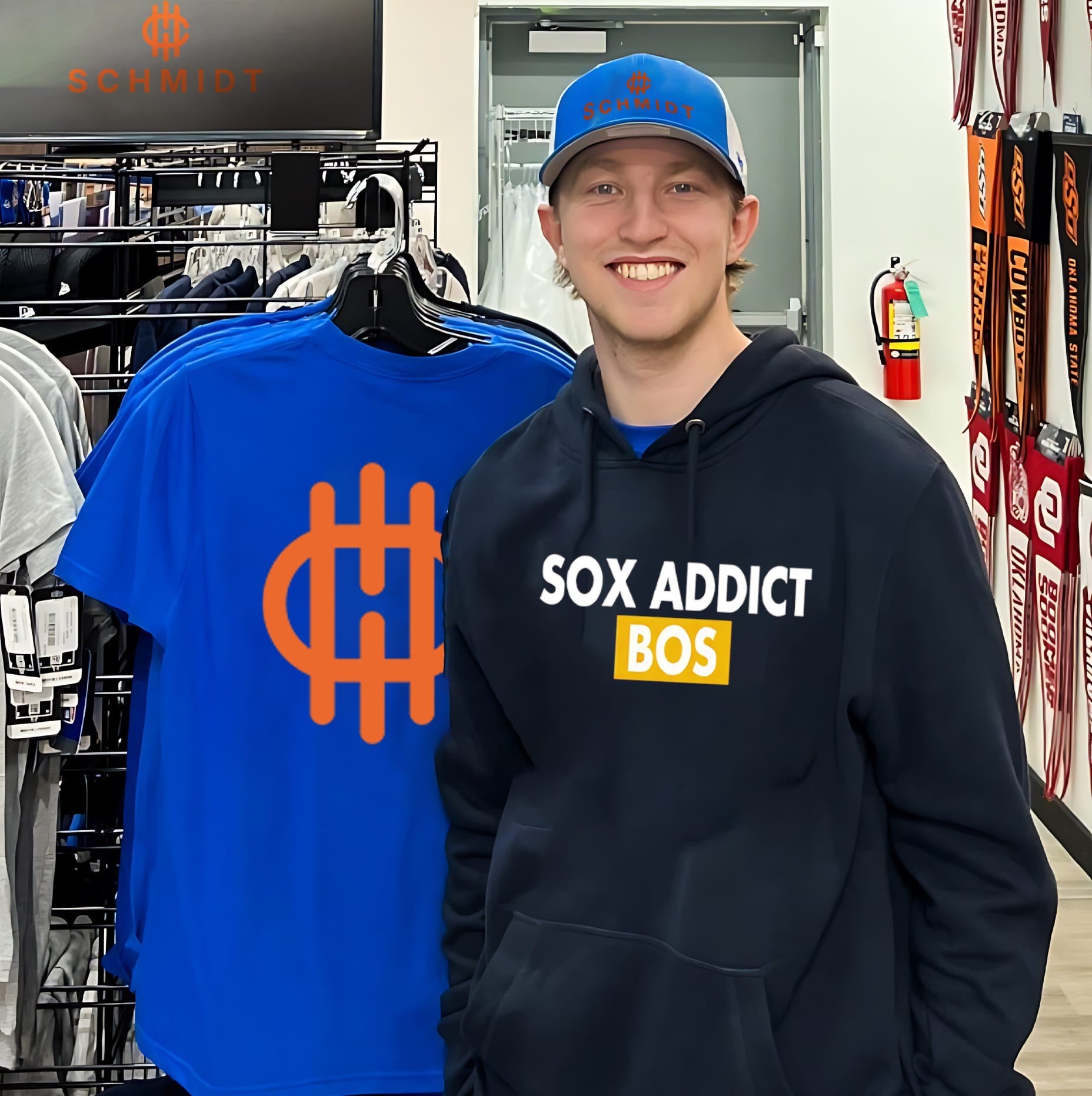 Sox Addict Bos text shirt