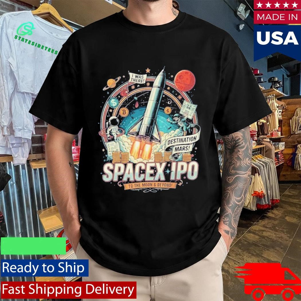 SpaceX IPO Rocket Launch Shirt