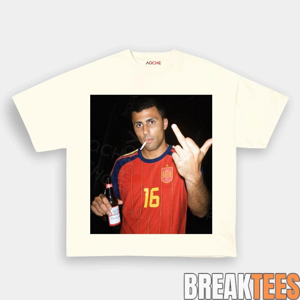 Spain Football Drunk Smoke Repeat Tee