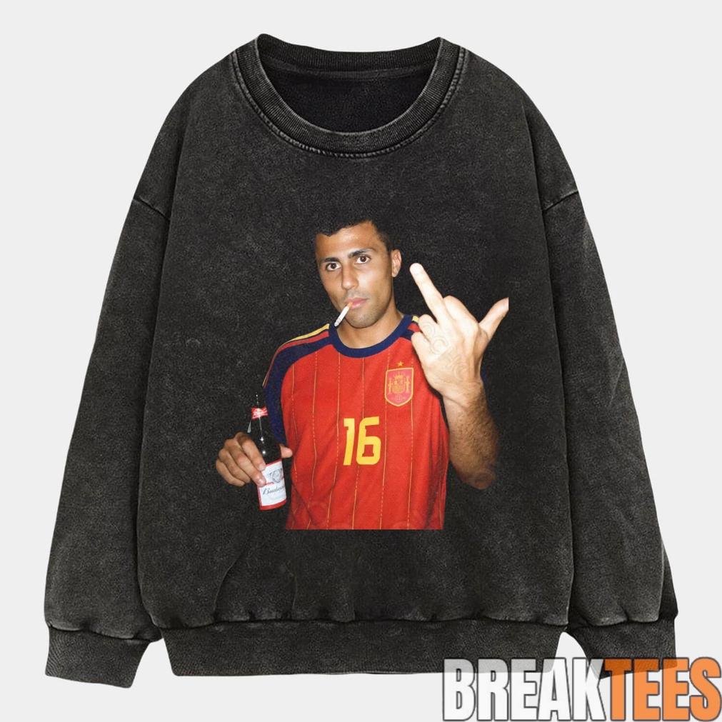 Spain Football Drunk Smoke Repeat Tee