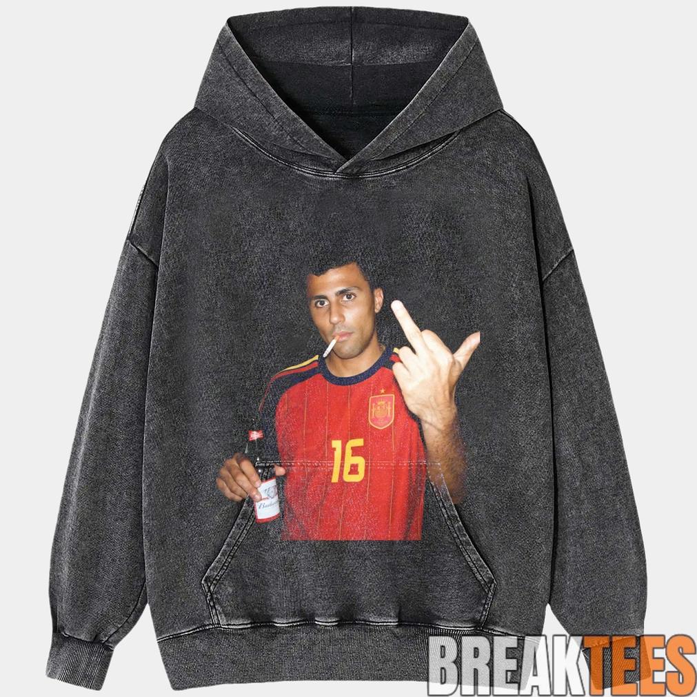 Spain Football Drunk Smoke Repeat Tee