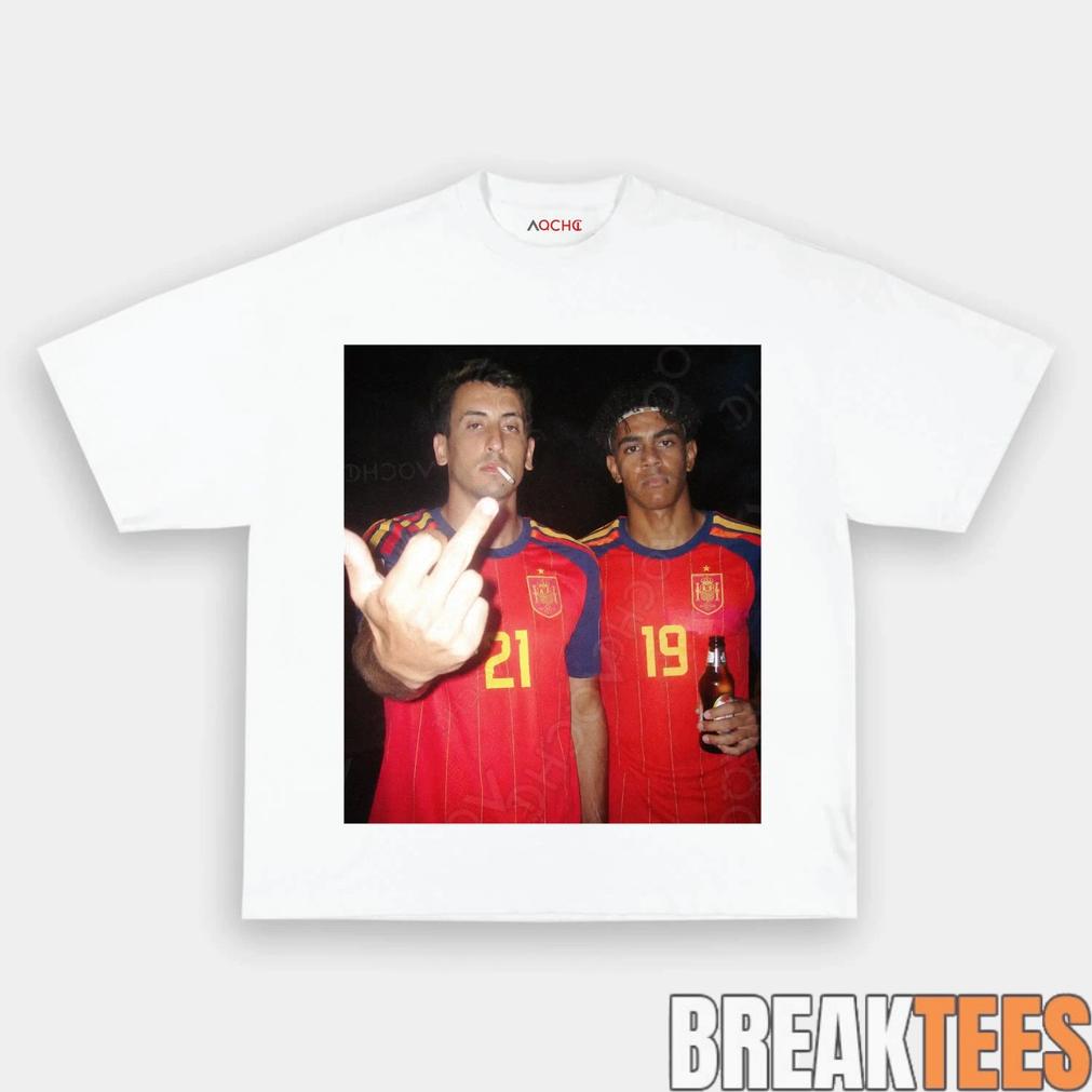 Spain Smoke Beer Football Culture Tee