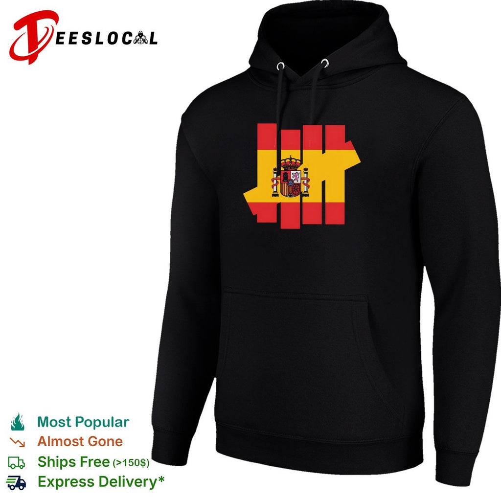 Spain flag coat of arms Undefeated logo shirt