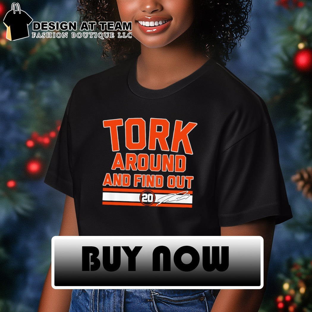 Spencer Torkelson Detroit Tigers Baseball Tork Around and Find Out signature shirt