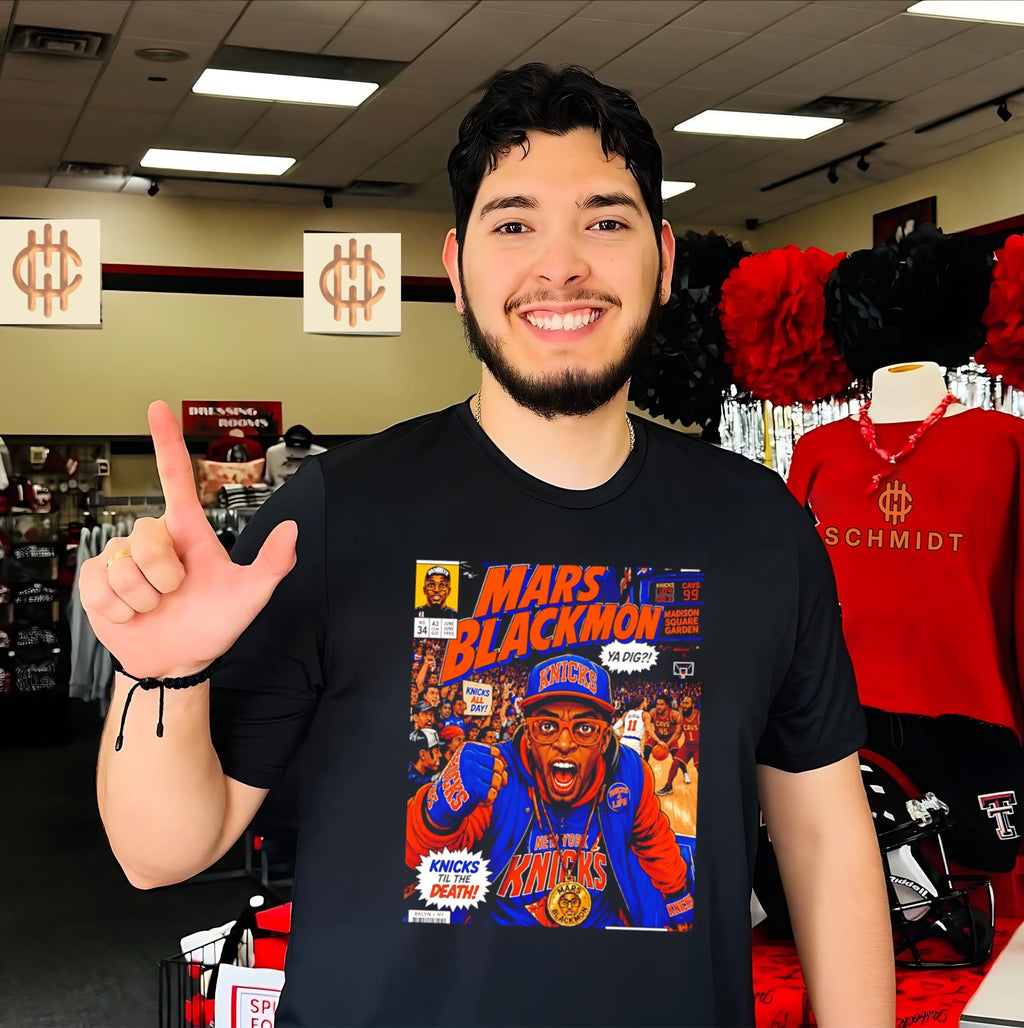 Spike Lee New York Knicks NBA Finals Mars Blackmon Knicks til the death shirt