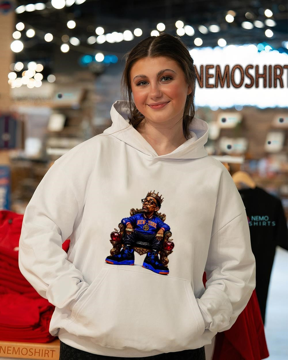 Spike Lee New York Knicks super-fan love mate shirt