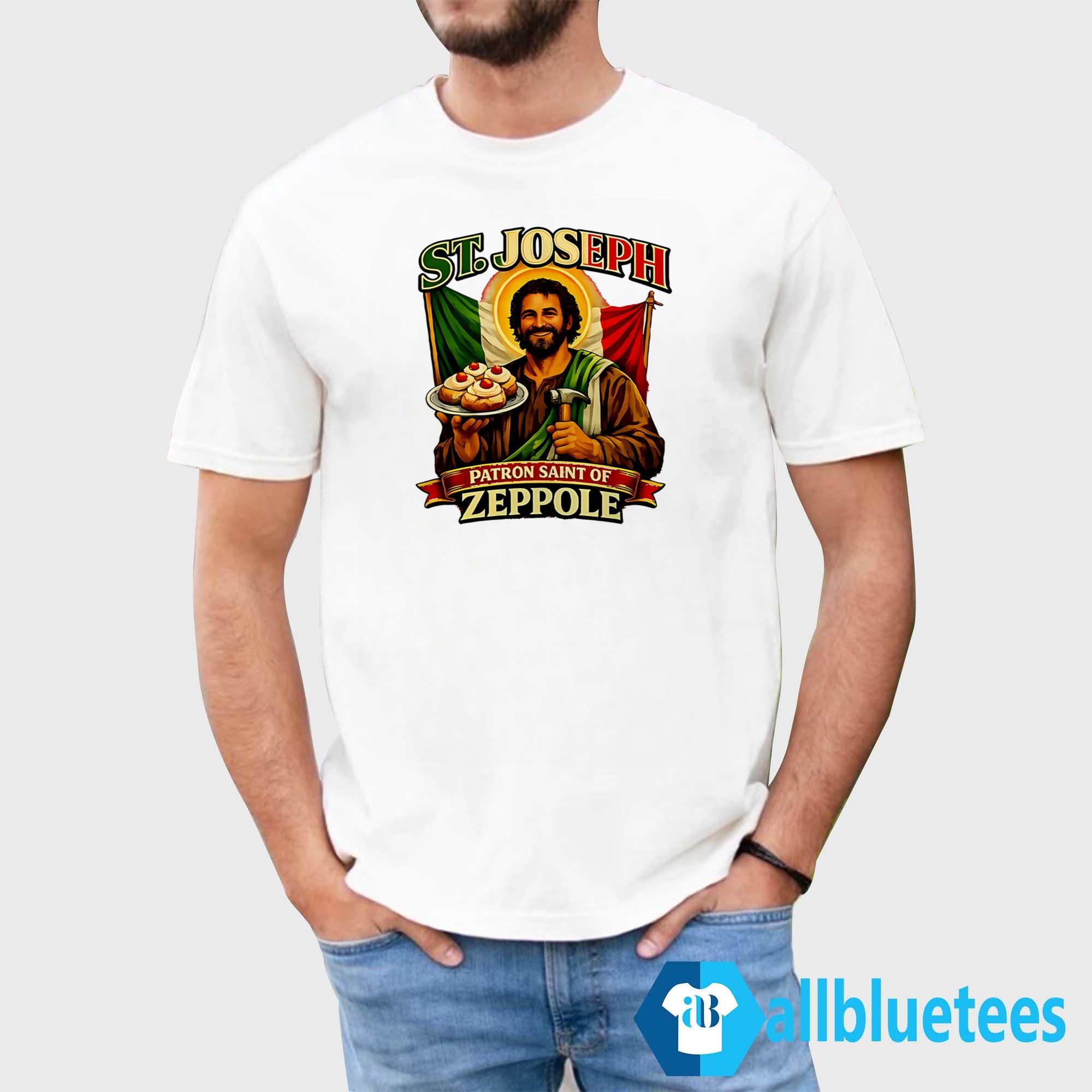 St Joseph Patron Saint Of Zeppole Shirt