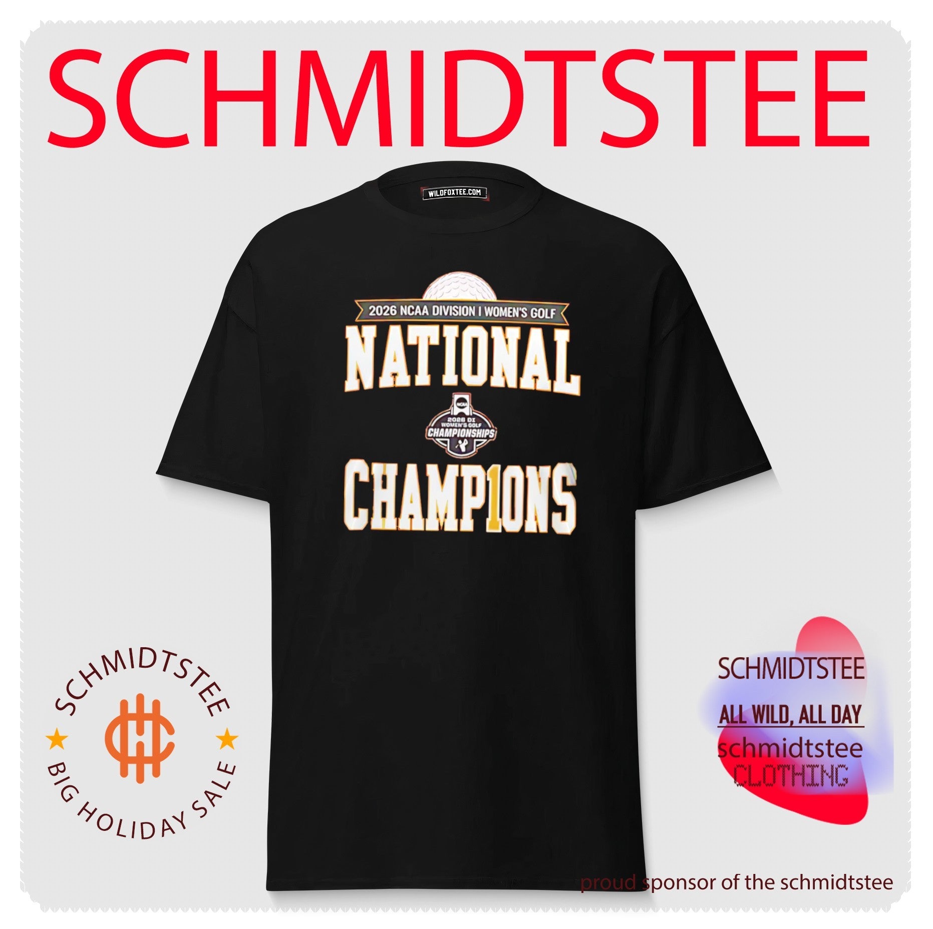 Stanford Cardinal Golf National I Division Champions 2026 shirt