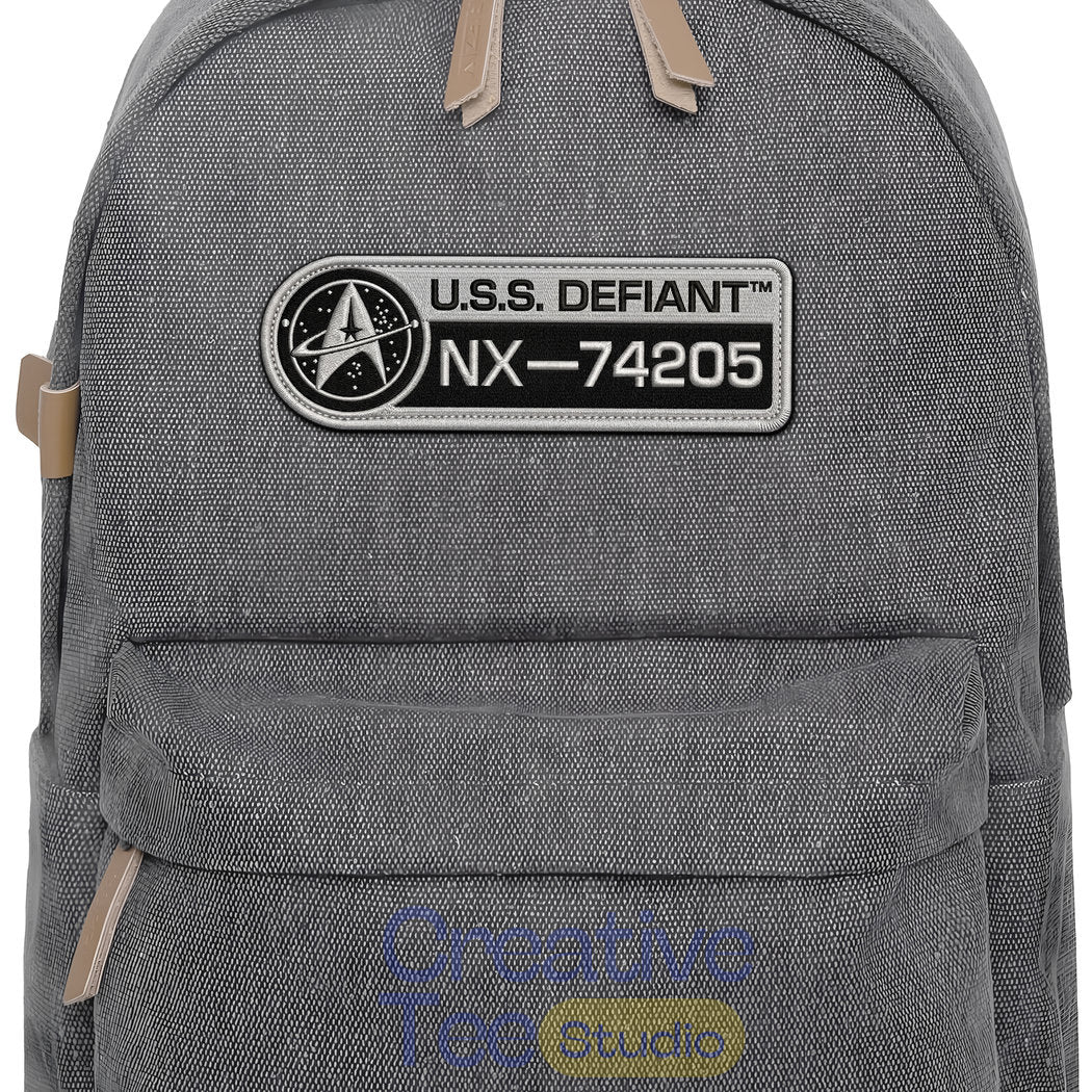 Star Trek U.S.S. Defiant NX-74205 Embroidered Iron-On Patch