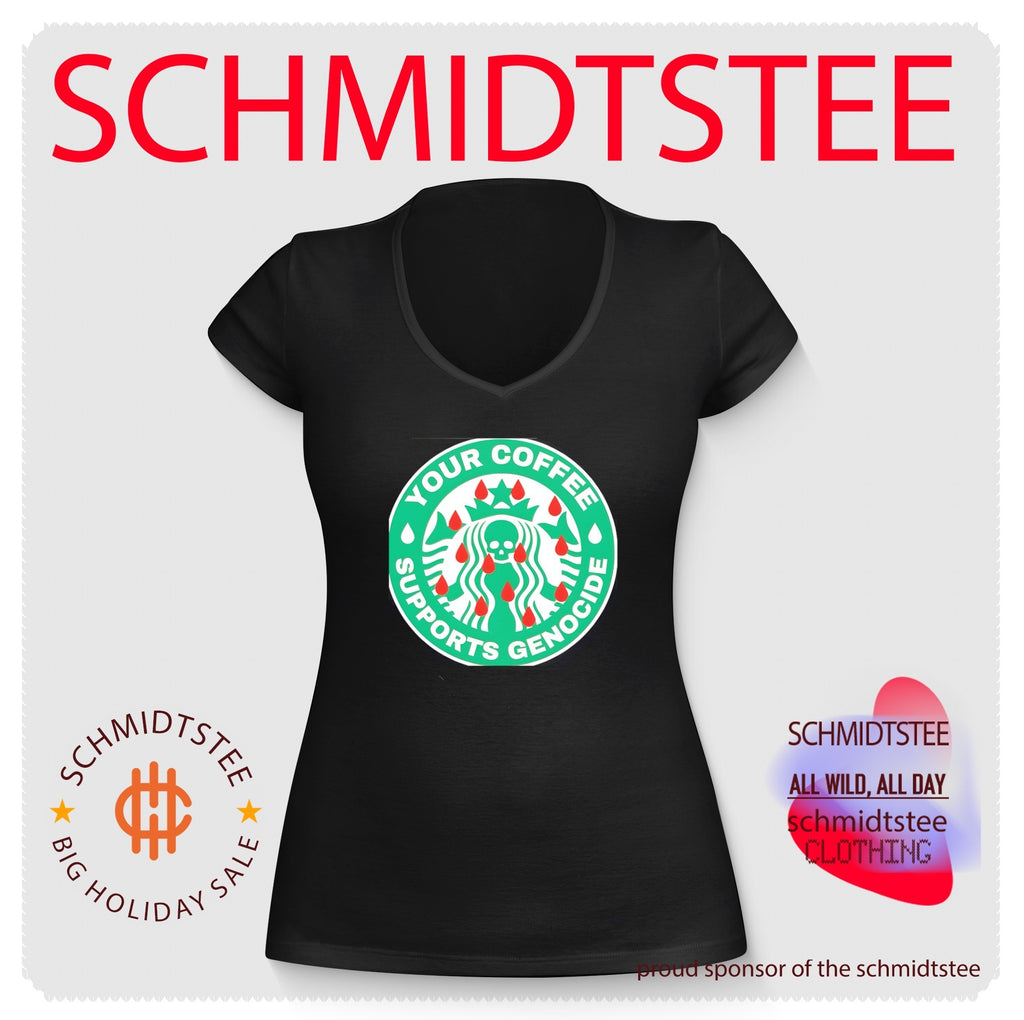 Starbucks your coffee genocide supports shirt