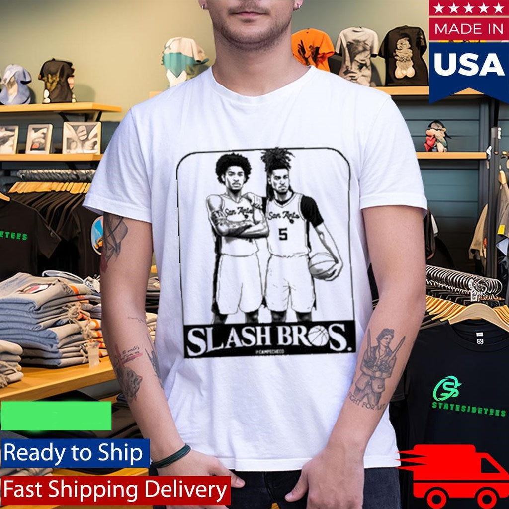 Stephon Castle And Dylan Harper San Antonio Spurs Slash Bros Shirt