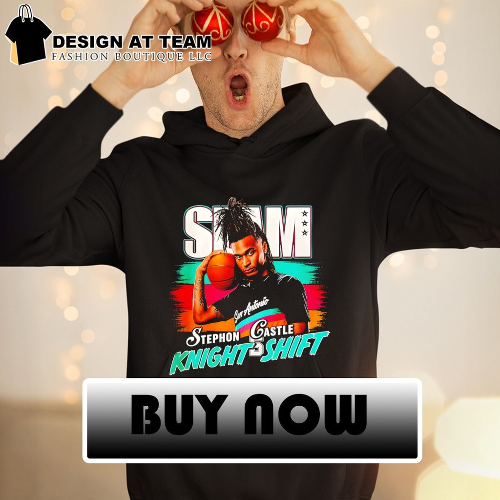Stephon Castle Knight Shift San Antonio Spurs Basketball SLAM 2026 shirt