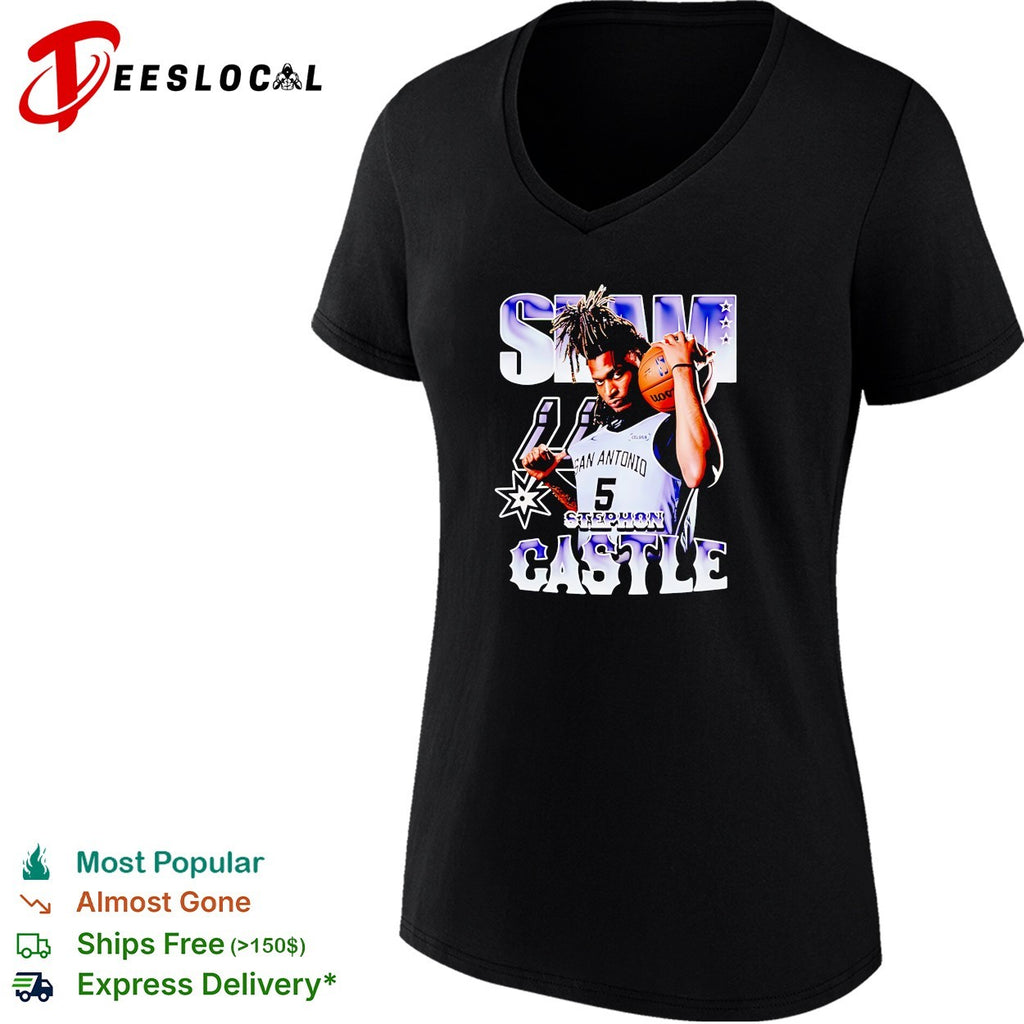 Stephon Castle San Antonio Spurs SLAM vintage shirt